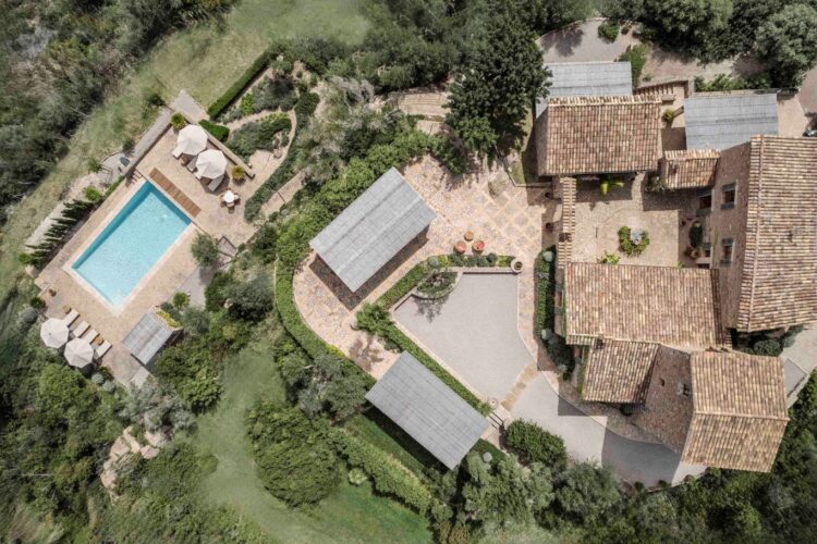 Son Balagueret Aerial Luxus Finca Mallorca Mieten Drohne