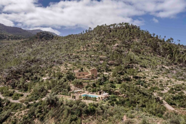 Son Balagueret Aerial Luxus Finca Mallorca Mieten Lage