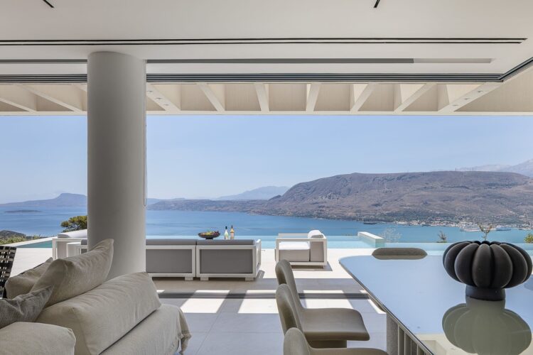 Sophisticated Escape Luxus Ferienhaus Kreta Mieten Ausblick