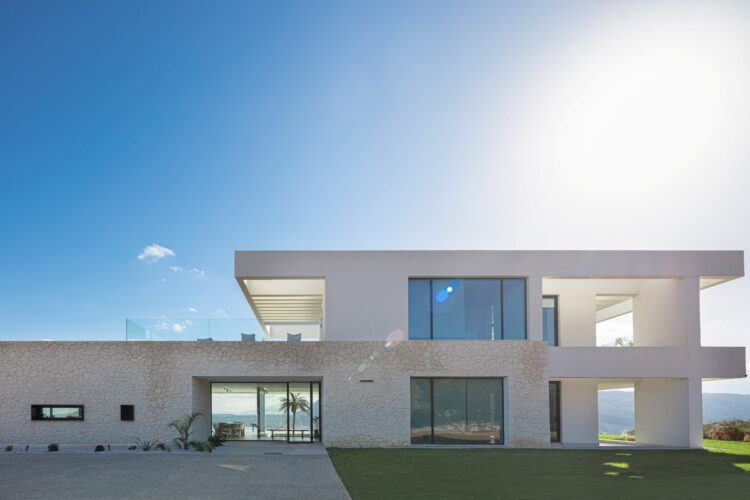 Sophisticated Escape Luxus Ferienhaus Kreta Mieten Außenansicht