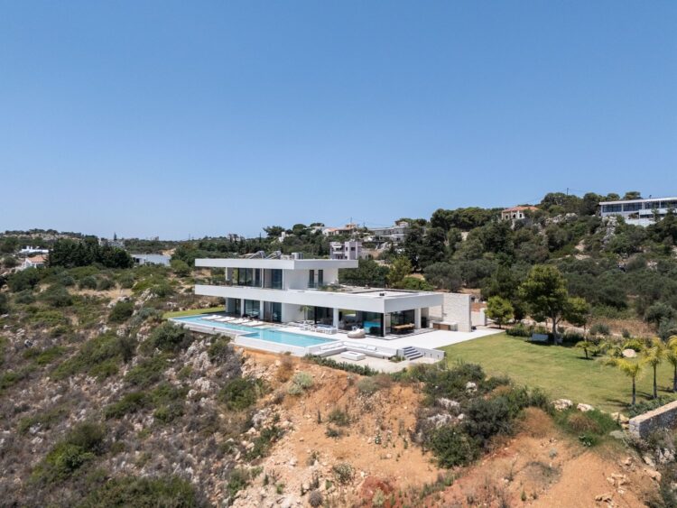 Sophisticated Escape Luxus Ferienhaus Kreta Mieten Frontansicht