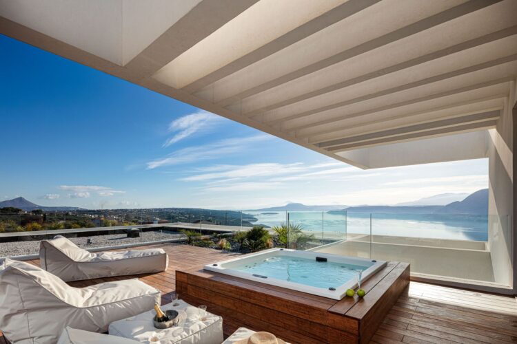 Sophisticated Escape Luxus Ferienhaus Kreta Mieten Jacuzzi