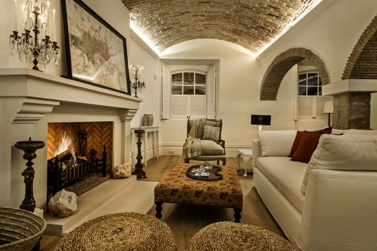 Soul Escape Algarve Luxus Ferienhaus Retreat Portugal Mieten Kamin