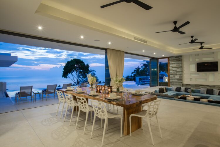Spice 17 At Lime Samui Dining Area At Dusk