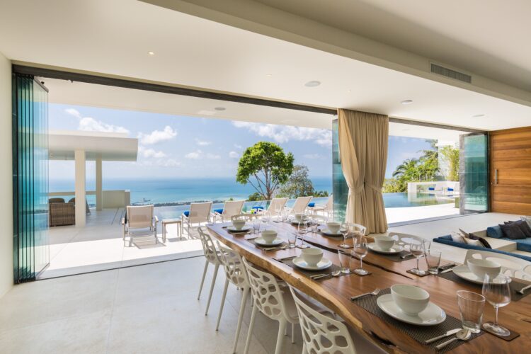 Spice 19 At Lime Samui Dining Area With Dazzling View