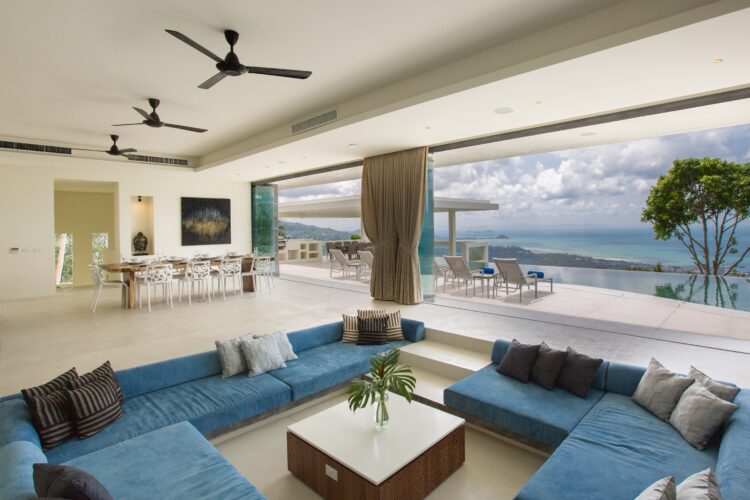 Spice 45 At Lime Samui Living Area With Beautiful View