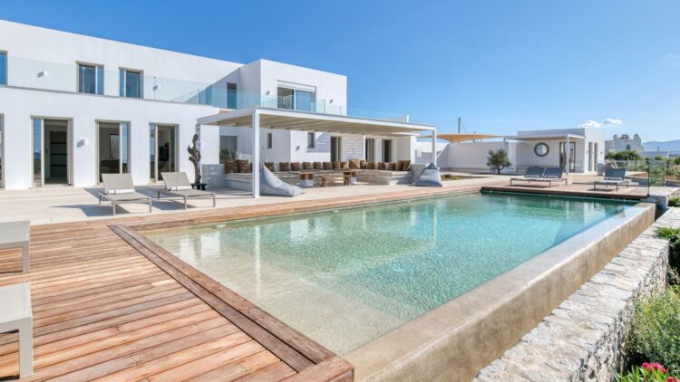 Starlight Villa Luxus Ferienhaus Paros Am Meer Mieten Infinitypool