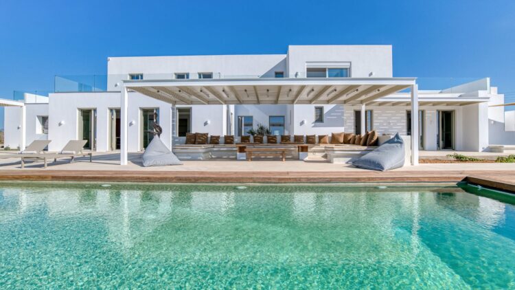 Starlight Villa Luxus Ferienhaus Paros Am Meer Mieten Pool