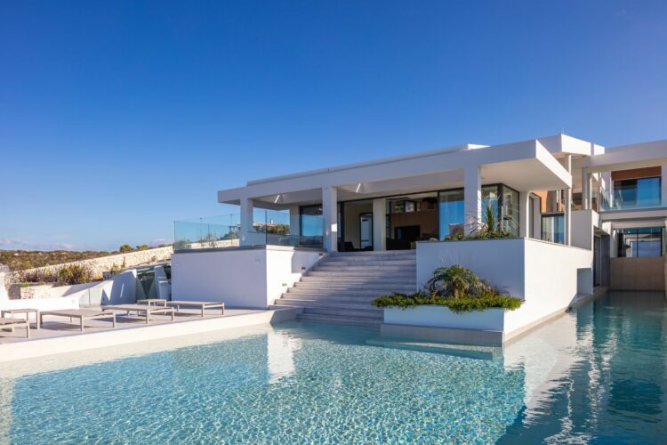 Sublime Escape Villa Luxus Ferienvilla Kreta Griechenland Detail Pool