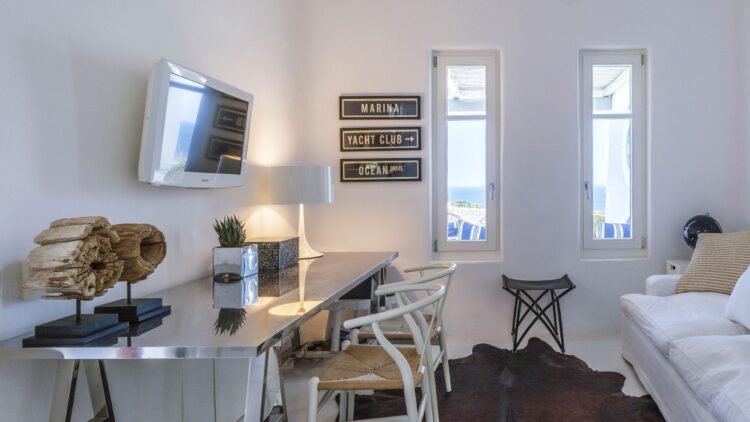 Summer House Mykonos Luxuriöses Ferienhaus Mit Pool Interieur