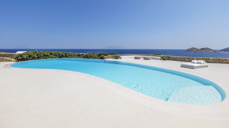 Summer House Mykonos Luxus Ferienhaus Mit Pool Mieten Poolterrasse