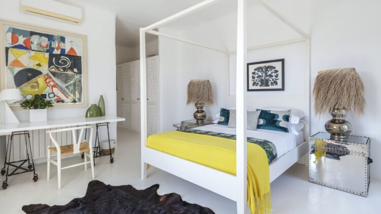 Summer House Mykonos Luxus Ferienvilla Mit Pool Mieten Schlafzimmer