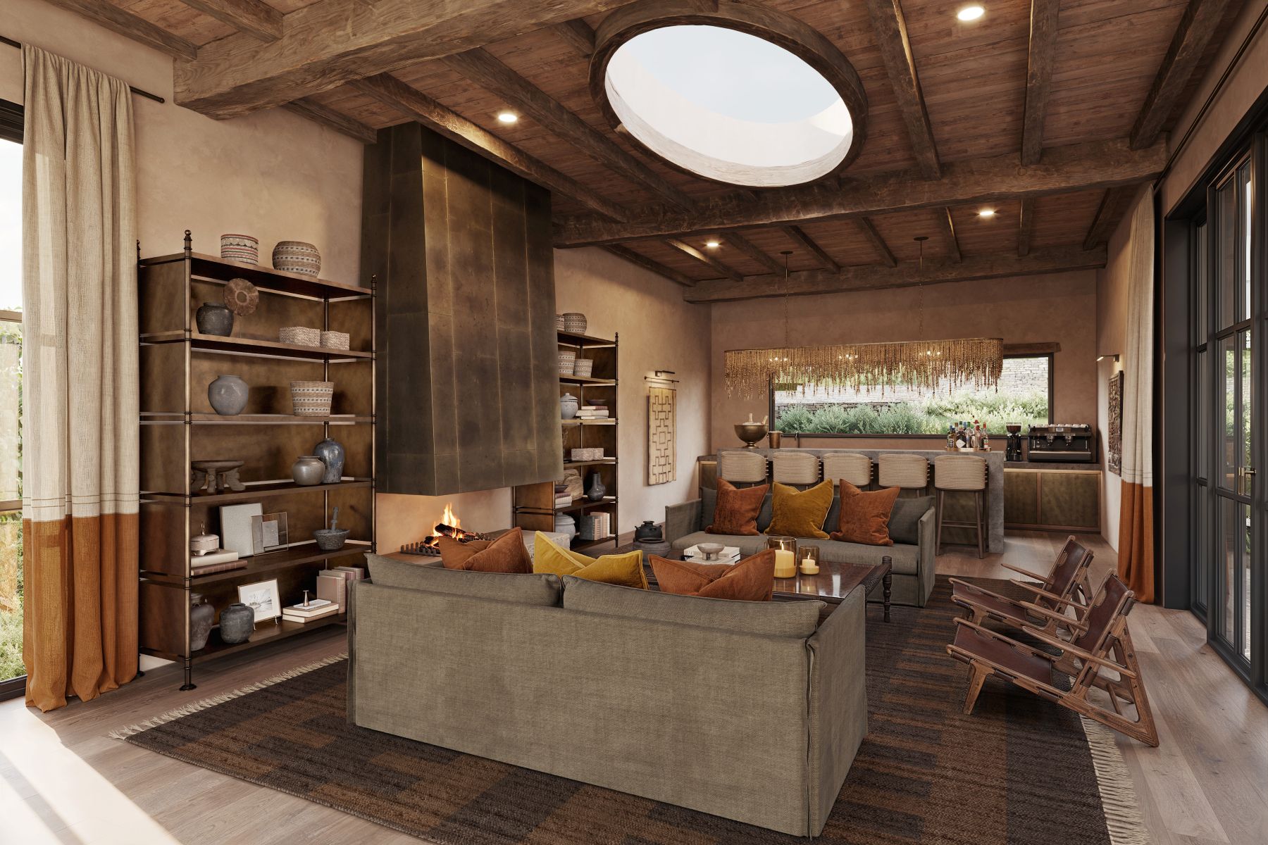 Suyian Homestead Luxus Safari Villa Kenia Mieten Wohnzimmer