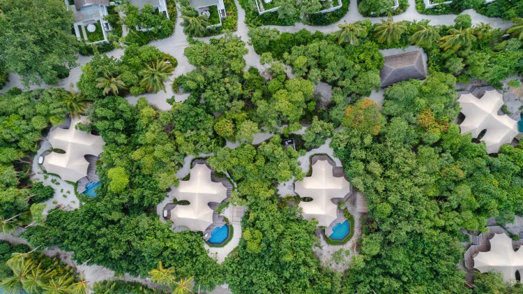 Tented Jungle Villa Aerial.1
