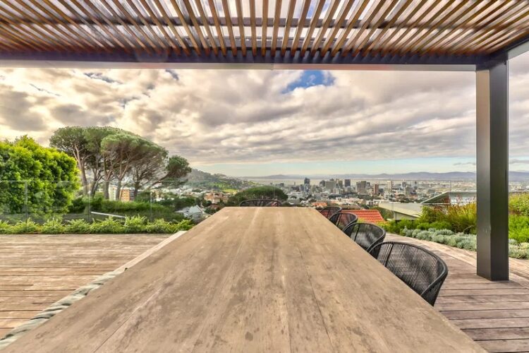 Table Bay Villa Luxus Ferienhaus Kapstadt Mieten Alfresco Essbereich