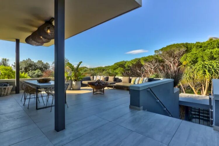 Table Bay Villa Luxus Ferienhaus Kapstadt Mieten Terrasse