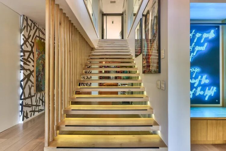 Table Bay Villa Luxus Ferienhaus Kapstadt Mieten Treppe