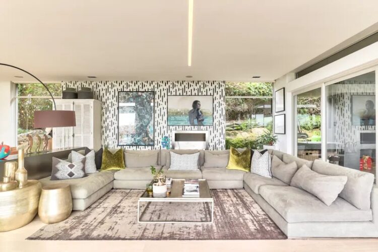 Table Bay Villa Luxus Ferienhaus Kapstadt Mieten Wohnlandschaft