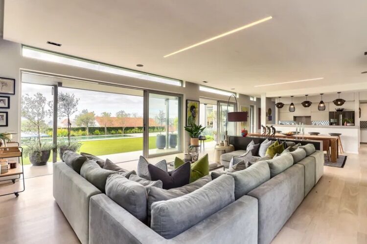Table Bay Villa Luxus Ferienhaus Kapstadt Mieten Offener Wohnbereich