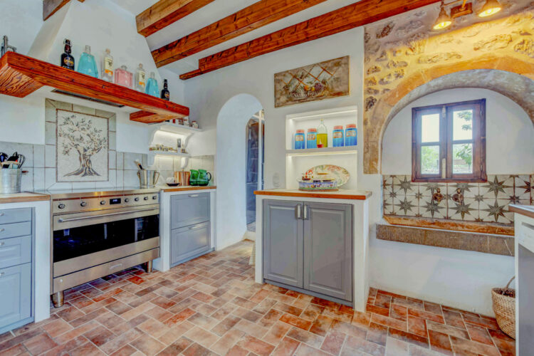 Tafona Latana Luxus Finca Mallorca Am Meer Mieten Küche
