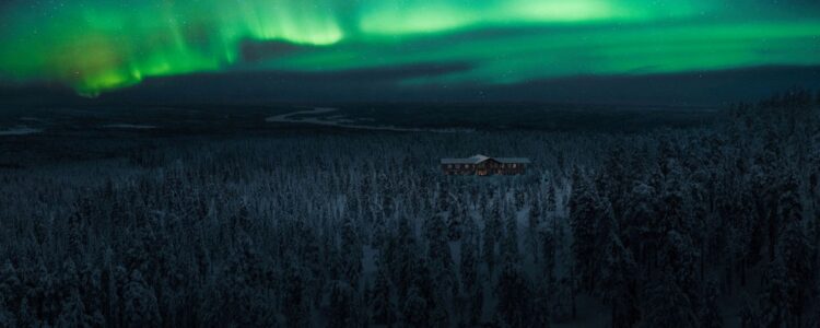 Taivas Lodge Luxus Lodge Lappland Mieten Lage