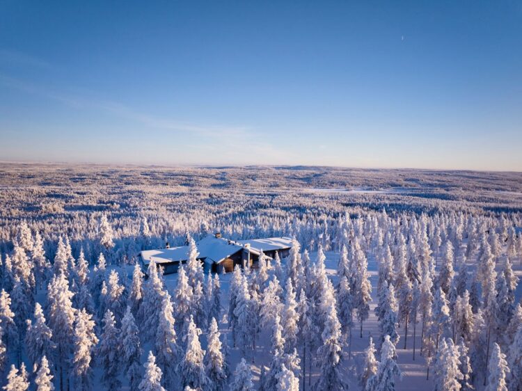 Taivas Lodge Luxus Lodge Lappland Mieten Natur