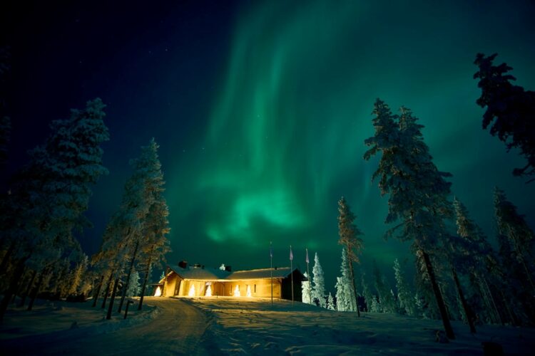 Taivas Lodge Luxus Lodge Lappland Mieten Polarlichter