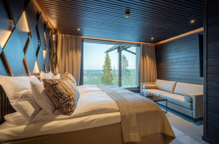 Taivas Lodge Luxus Lodge Lappland Mieten Schlafen
