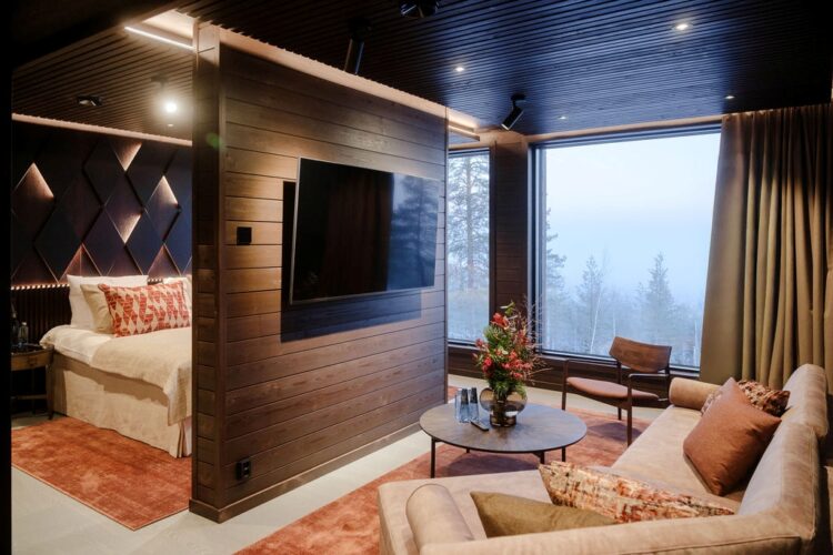 Taivas Lodge Luxus Lodge Lappland Mieten Suite