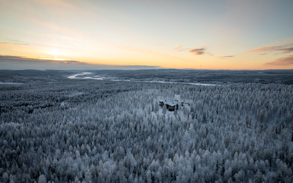 Taivas Lodge Luxus Lodge Lappland Mieten Umgebung