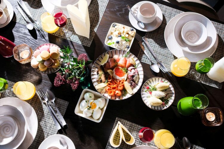 Taivas Villa Luxus Ferienhaus Lappland Mieten Food