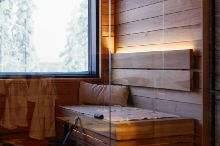 Taivas Villa Luxus Ferienhaus Lappland Mieten Sauna