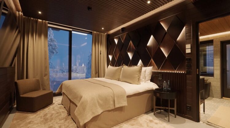 Taivas Villa Luxus Ferienhaus Lappland Mieten Schlafen