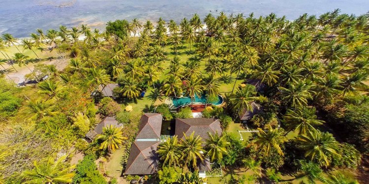 Tanjung Paradise Lombok Luftaufnahme