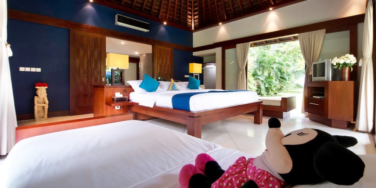 Tanjung Paradise Lombok Schlafzimmer 1 Kinderbett