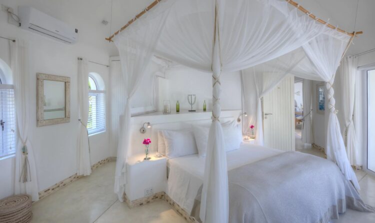 The Chapel Luxus Ferienvilla Mosambik Mieten Bett