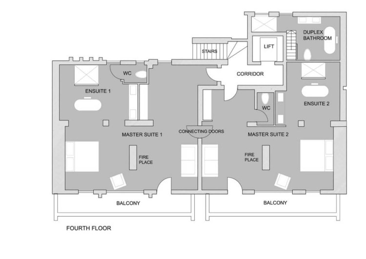 The Lodge Floorplan 1