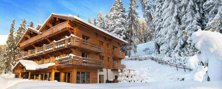The Lodge Verbier Aussen Schnee