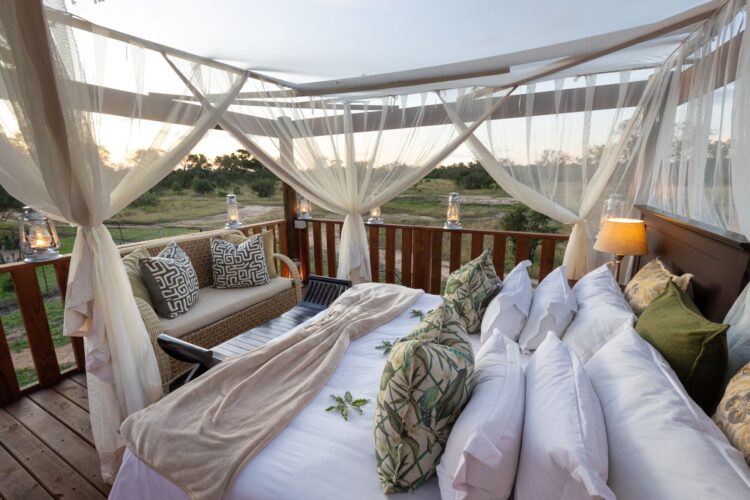 Tintswalo Manor Luxus Safari Lodge Südafrika Mieten Sleep Out Deck