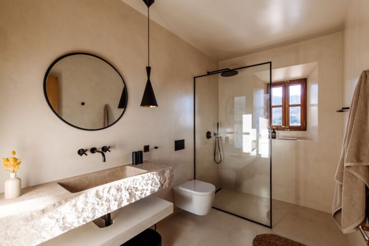 Tramuntana Hideaway Luxus Ferienhaus Mallorca Mieten Bad