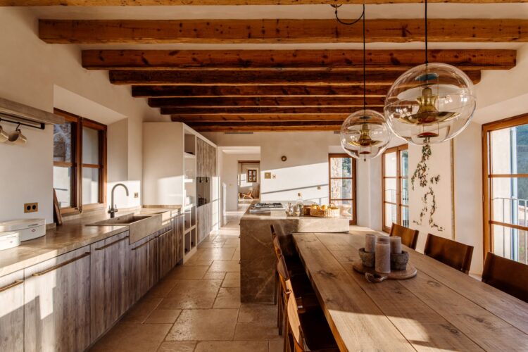 Tramuntana Hideaway Luxus Ferienhaus Mallorca Mieten Küche