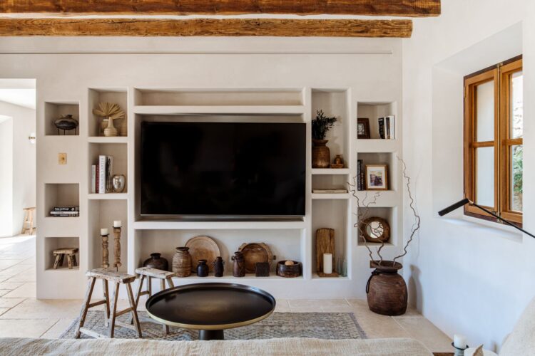 Tramuntana Hideaway Luxus Ferienhaus Mallorca Mieten Tv Zimmer