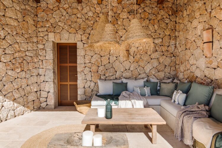 Tramuntana Hideaway Luxus Finca Mallorca Mieten Lounge