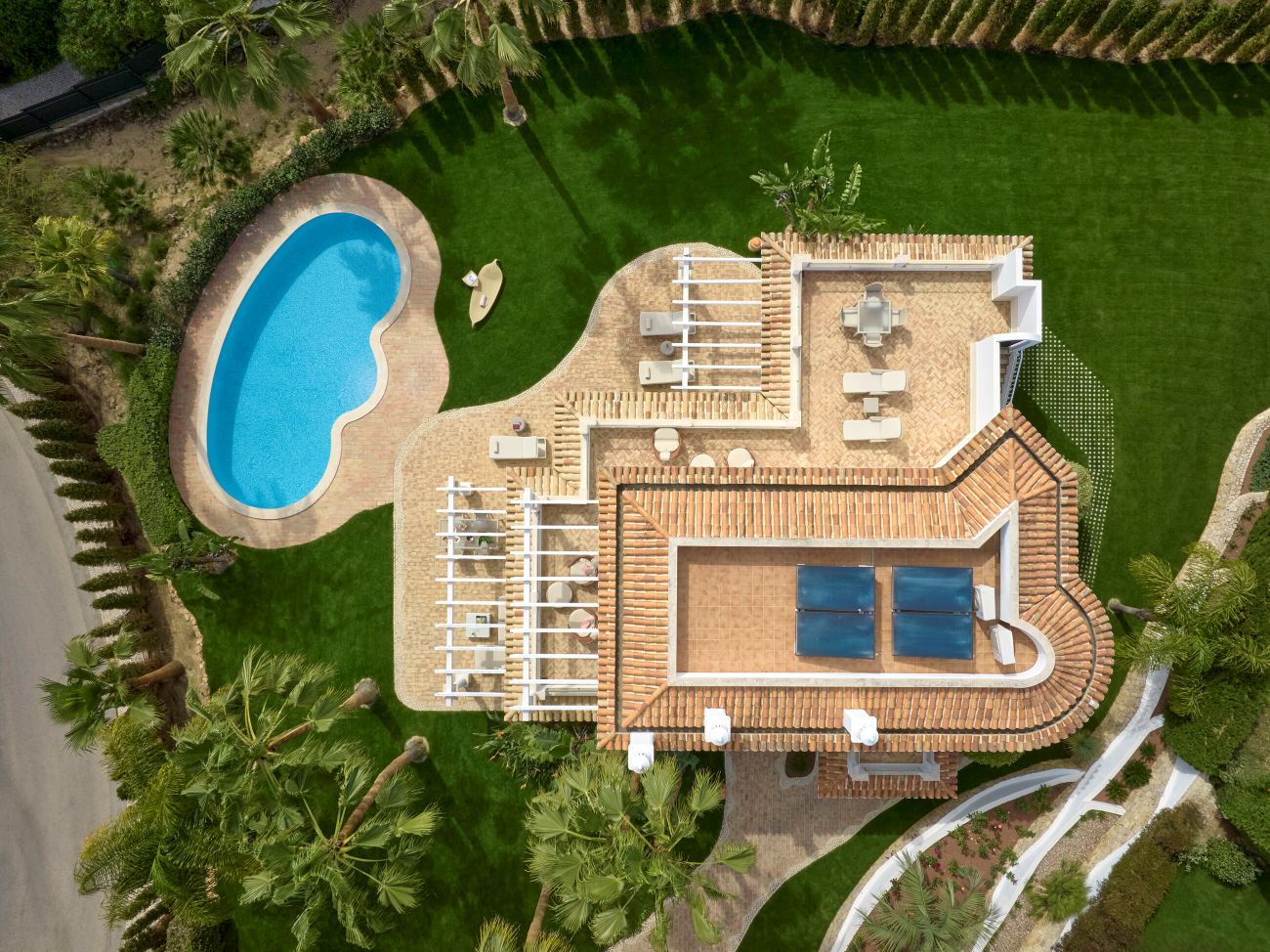 Twin Villas Algarve Luxus Ferienhaus Portugal Mieten Oben