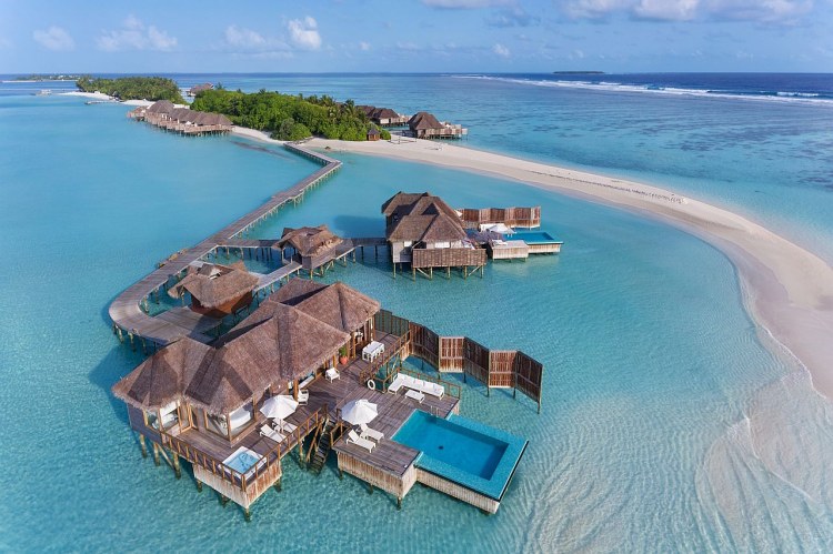 Two Bedroom Rangali Ocean Pavilion With Pool Aerial Shot