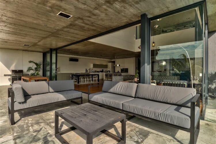 Urban Style Villa Luxus Ferienhaus Kapstadt Mieten Lounge Area