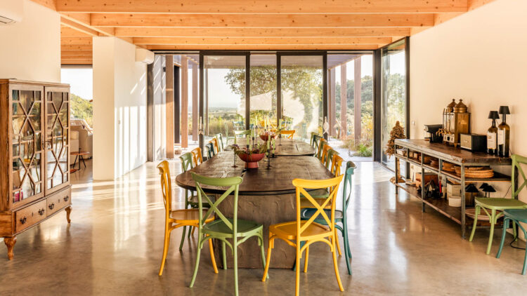 Villa Alentejo Luxus Ferienhaus Portugal Mieten Esszimmer