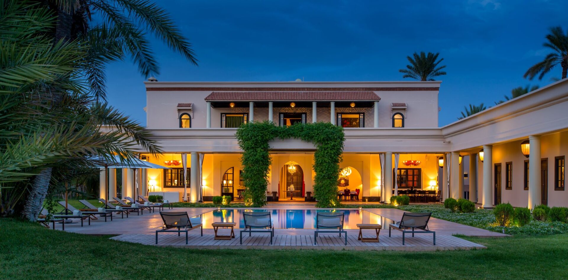 Villa Aljana Luxus Ferienhaus Marokko Mieten Außenansicht