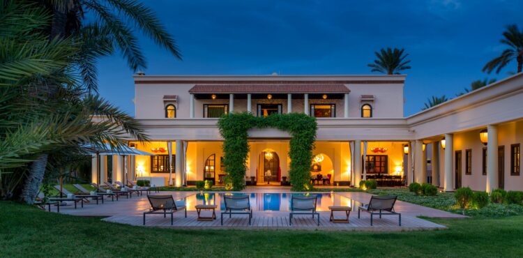 Villa Aljana Luxus Ferienhaus Marokko Mieten Außenansicht