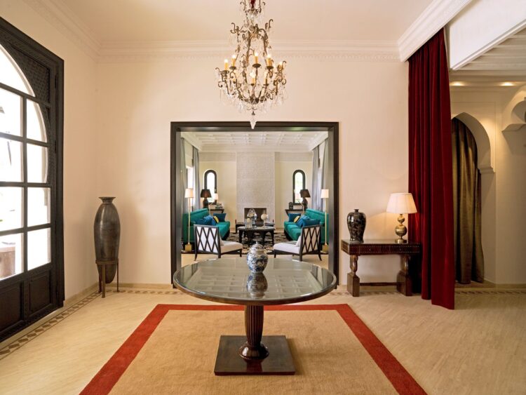 Villa Aljana Luxus Ferienhaus Marokko Mieten Eingangshalle